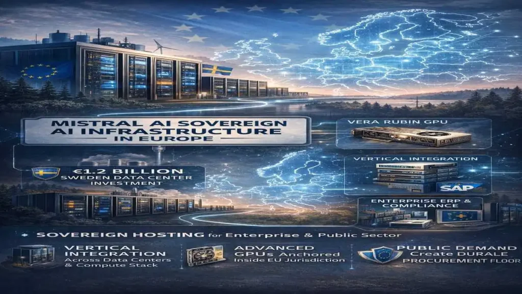 European AI infrastructure map showing sovereign data center strategy and capital distribution across regions