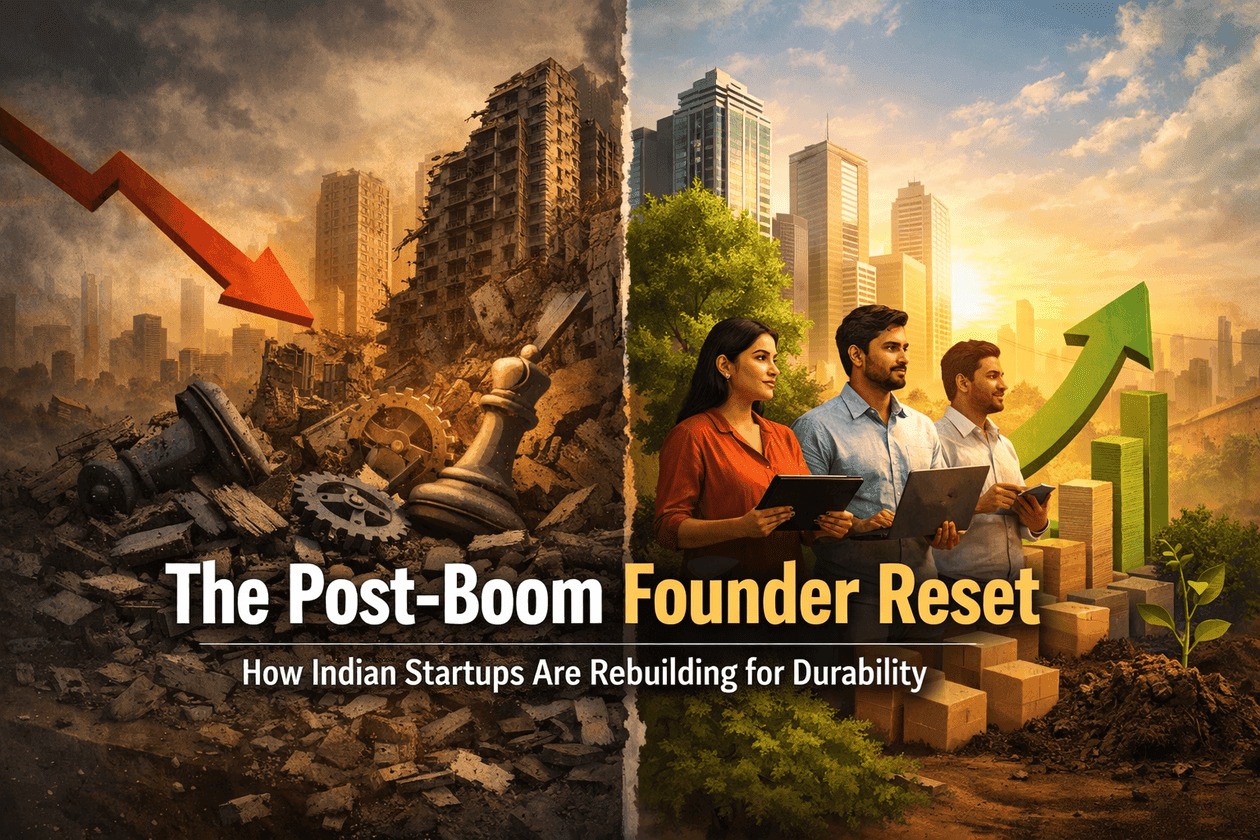 The Post-Boom Founder Reset in Indian Startups