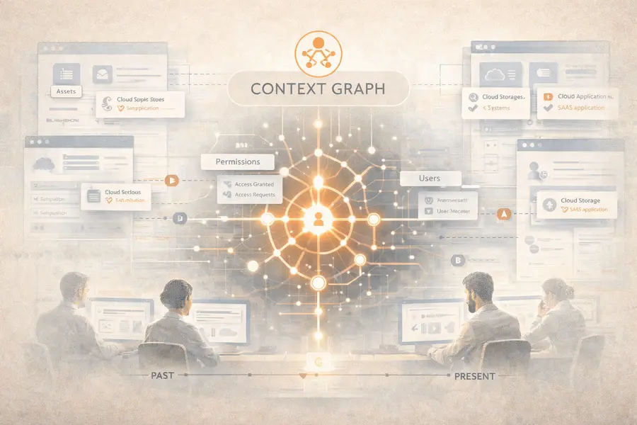 AI context graph mapping enterprise assets permissions and relationships for cybersecurity decisions